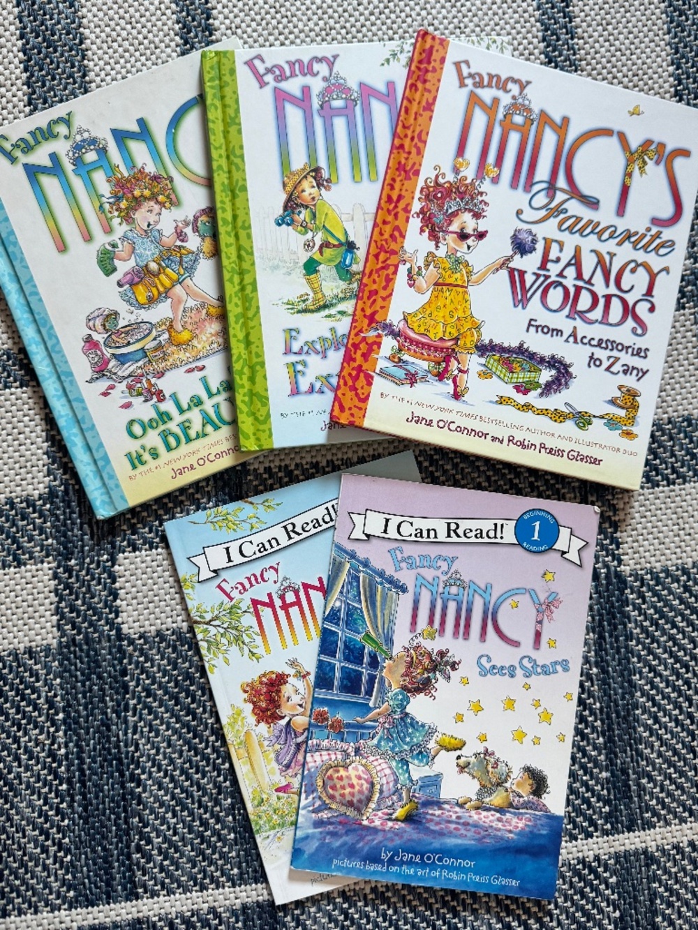 FANCY NANCY BUNDLE | 3 Hardcovers + 2 I Can Reads!